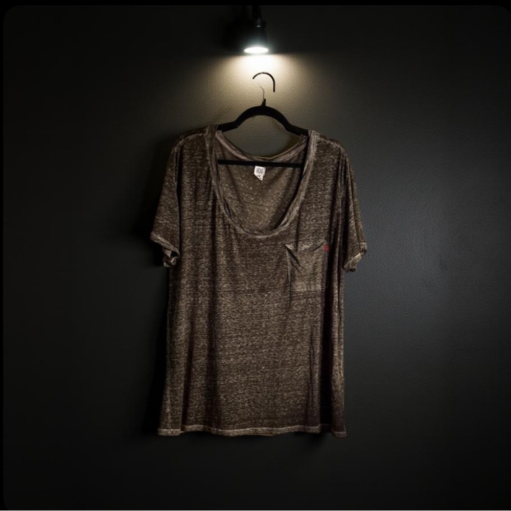 NWOT Urban Outfitters Dark Gray Short Sleeve Pocket Tee